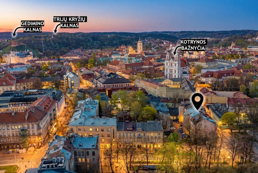 Nuomojamas butas Klaipėdos g., Vilniaus m., Vilniaus m. sav., 48 m2 ploto, 2 kambariai 38
