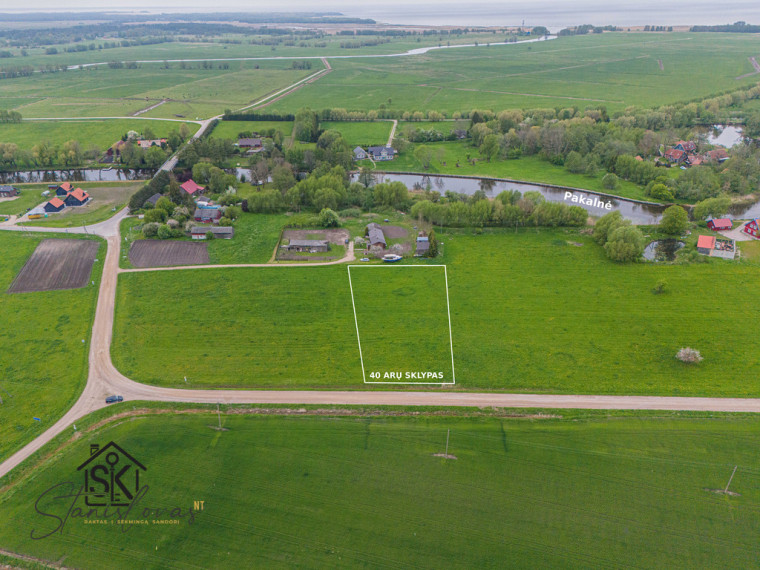 ŠALIA PAKALNĖS UPĖS PARDUODAMAS 40 ARŲ SKLYPAS PAKALNĖS K., PAKALNĖS G. 72C 6