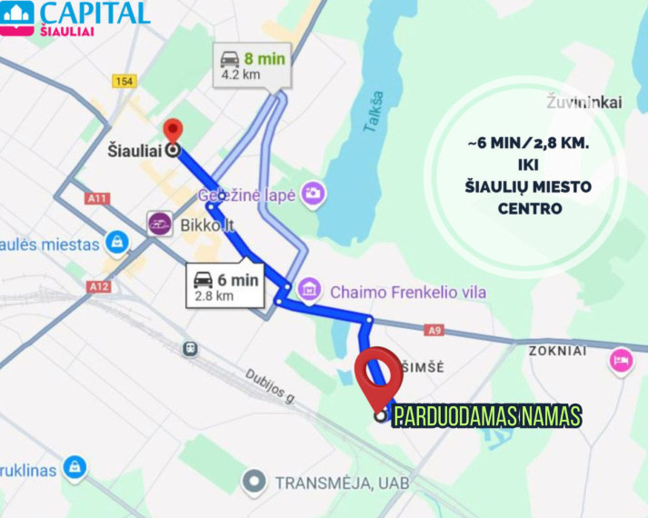 Parduodamas namas Vilkaviškio g., Šiaulių m., Šiaulių m. sav., 570.74 m2 ploto, 1 aukštai 30