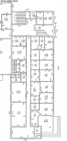 Parduodamos kitos paskirties patalpos Geležinkelio g., Varėnos m., Varėnos r. sav., 1372 m2 ploto 13