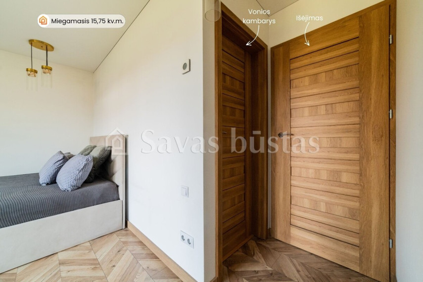 Parduodamas namas Rožių g., Toliočių k., Šiaulių r. sav., 79.83 m2 ploto, 1 aukštai 19