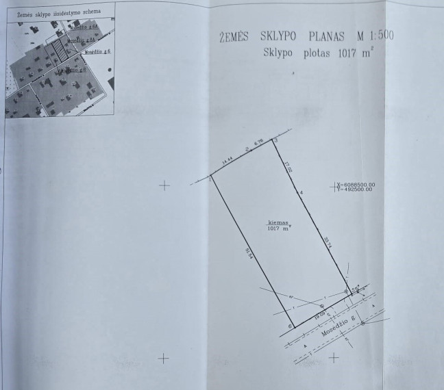 Parduodamas  sklypas Mosėdžio g., Kauno m., Kauno m. sav., 10.17 a ploto 18
