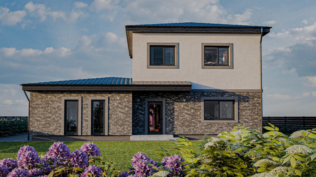 Parduodamas namas Raudonikių g., Didžiosios Riešės mstl., Vilniaus r. sav., 213 m2 ploto, 2 aukštai 3