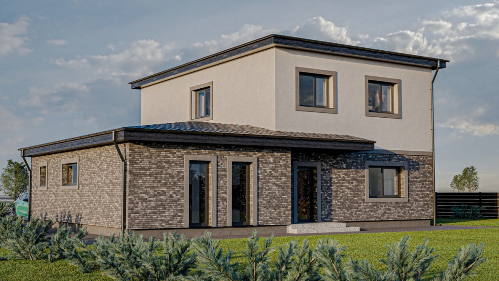 Parduodamas namas Raudonikių g., Didžiosios Riešės mstl., Vilniaus r. sav., 213 m2 ploto, 2 aukštai 4