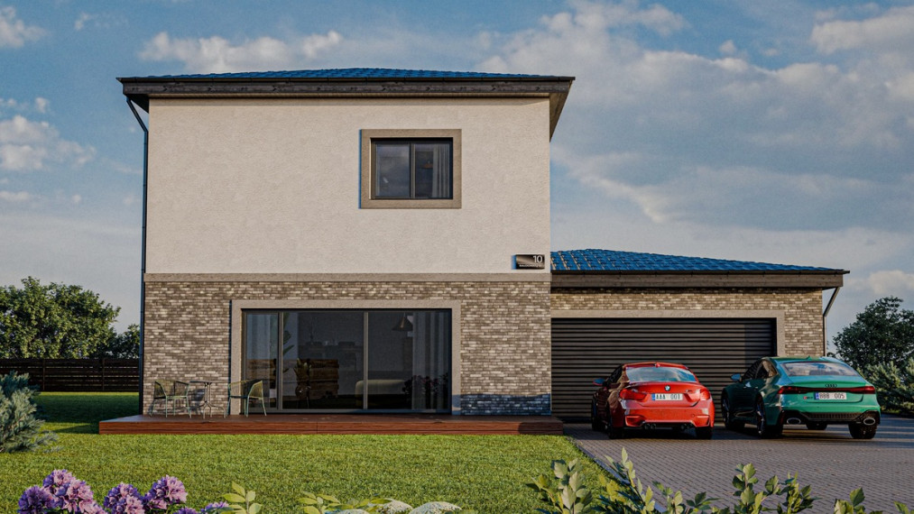 Parduodamas namas Raudonikių g., Didžiosios Riešės mstl., Vilniaus r. sav., 213 m2 ploto, 2 aukštai 5