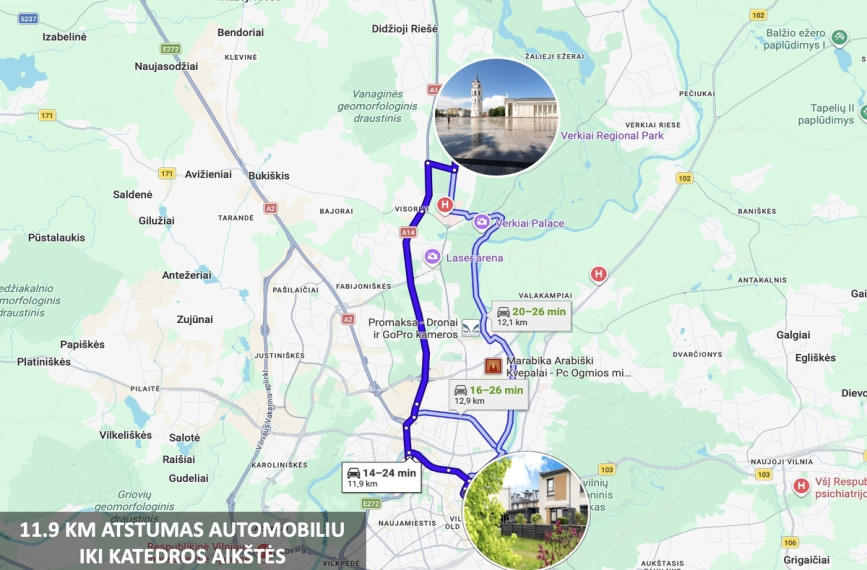Parduodamas namas Santariškių g., Vilniaus m., Vilniaus m. sav., 96.44 m2 ploto, 2 aukštai 39