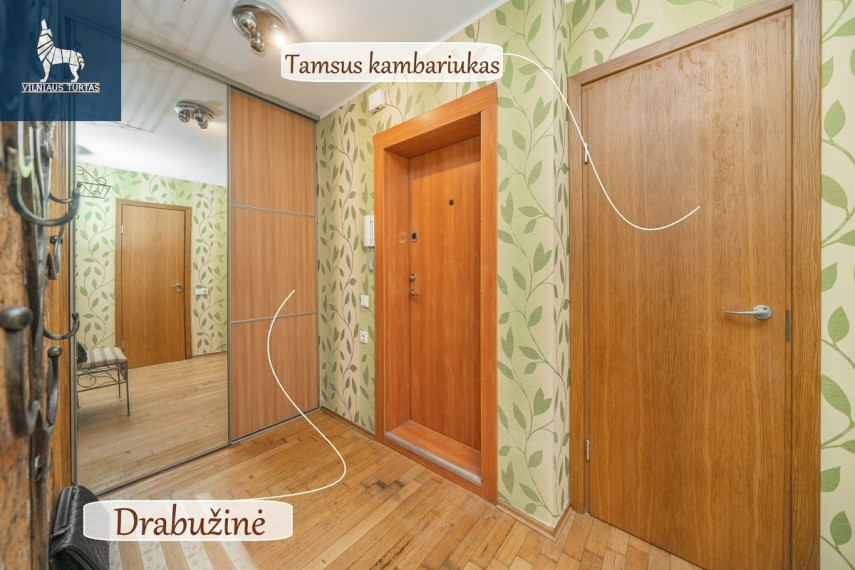 Parduodamas butas Buivydiškių g., Šeškinė, Vilniaus m., Vilniaus m. sav., 36.74 m2 ploto, 1 kambariai 8