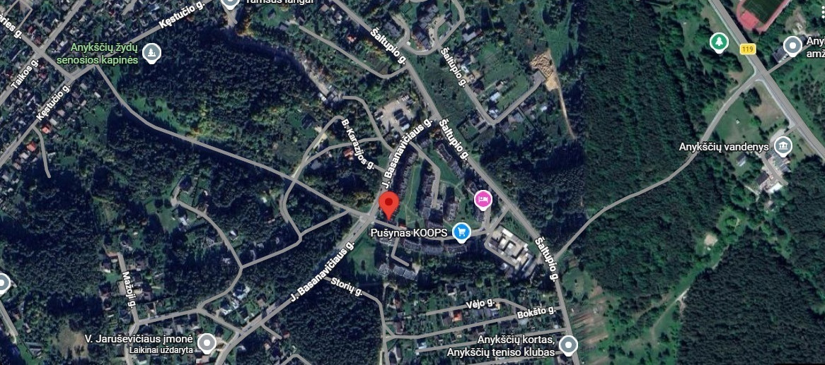 Parduodamas butas Jono Basanavičiaus g., Anykščiai, 55.72 kv.m ploto 34