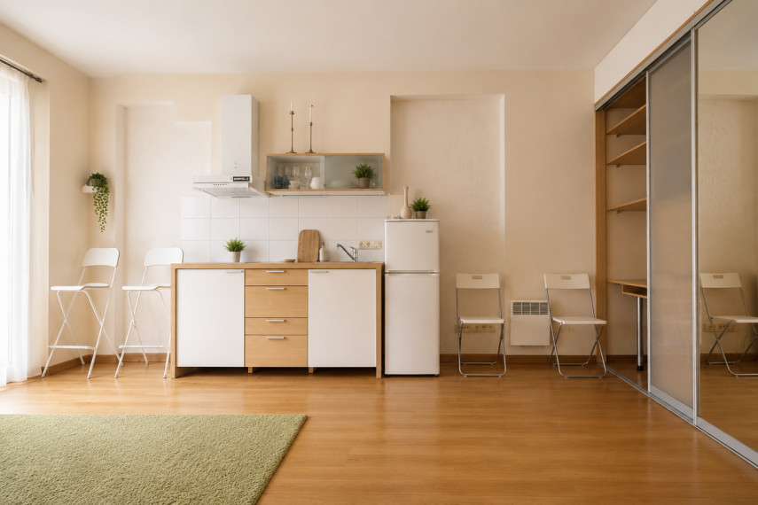 Nuomojamas butas Latvių g., Žvėrynas, Vilniaus m., Vilniaus m. sav., 40 m2 ploto, 1 kambariai 2