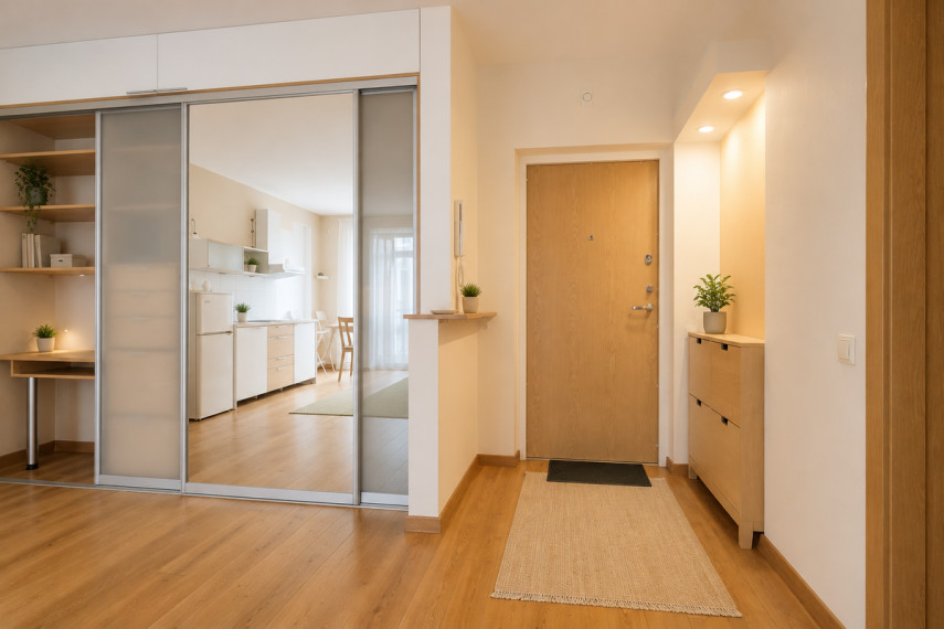 Nuomojamas butas Latvių g., Žvėrynas, Vilniaus m., Vilniaus m. sav., 40 m2 ploto, 1 kambariai 3