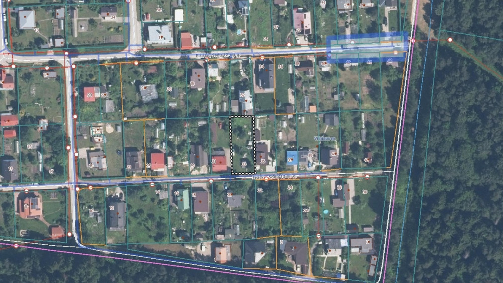 Parduodamas sodų paskirties sklypas Eišiškių Sodų 13-oji g., Naujininkai, Vilniaus m., Vilniaus m. sav., 6.27 a ploto 13