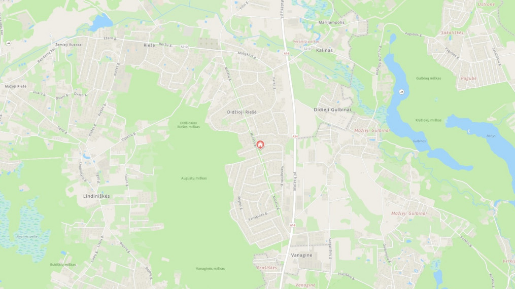 Parduodamas namų valdos paskirties sklypas Vilniaus r. sav., Didžiosios Riešės k., Vanaginės g., 21 a ploto 15