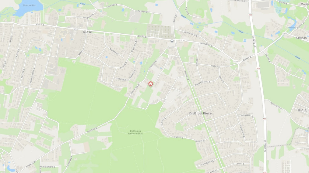 Parduodamas namų valdos paskirties sklypas Didžiosios Riešės mstl., Vilniaus r. sav., 13.84 a ploto 13