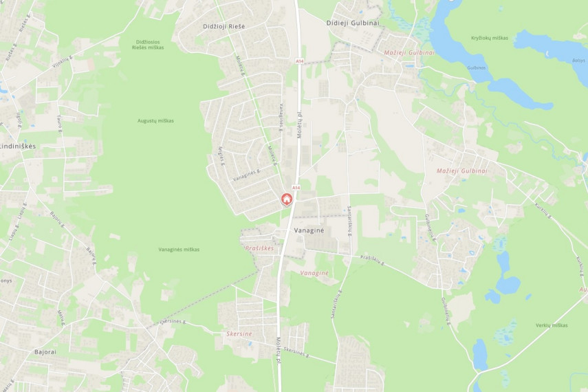 Parduodamas namų valdos paskirties sklypas Vilniaus r. sav., Didžiosios Riešės k., Senoji g., 11.2 a ploto 9