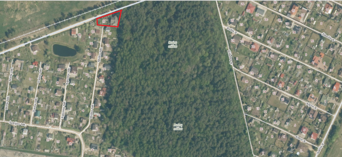 Parduodamas sodų paskirties sklypas Klaipėdos apskritis, Klaipėdos r. sav., Kiškėnų k., Miško takas, 6.8 a ploto 28