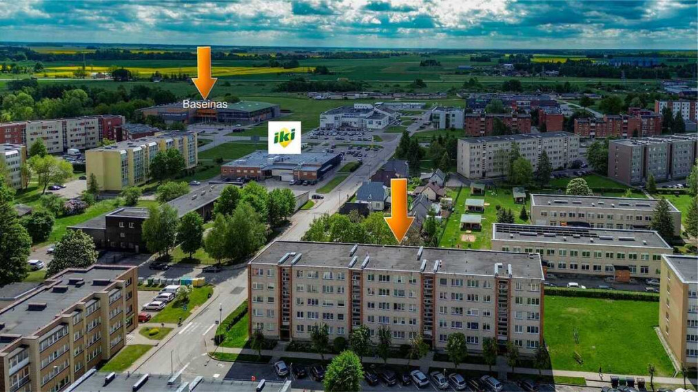 Parduodamas 3 kambarių butas Pasvalyje 1
