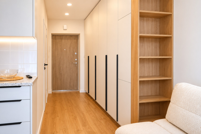 Nuomojamas butas Lazdynėlių g., Lazdynėliai, Vilniaus m., Vilniaus m. sav., 23 m2 ploto, 1 kambariai 7