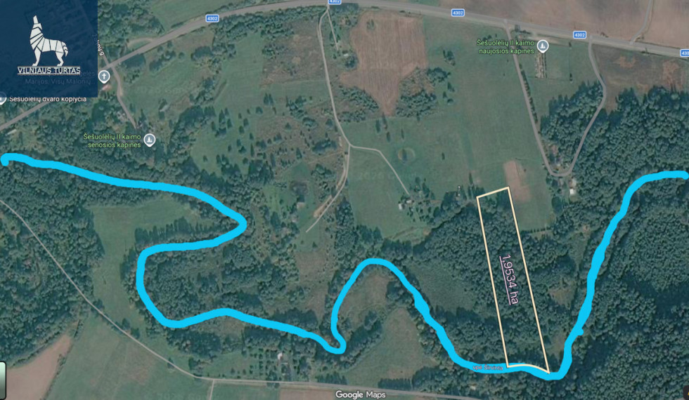 Parduodamas  sklypas Navasiolkų II k., Širvintų r. sav., 195.34 a ploto 6