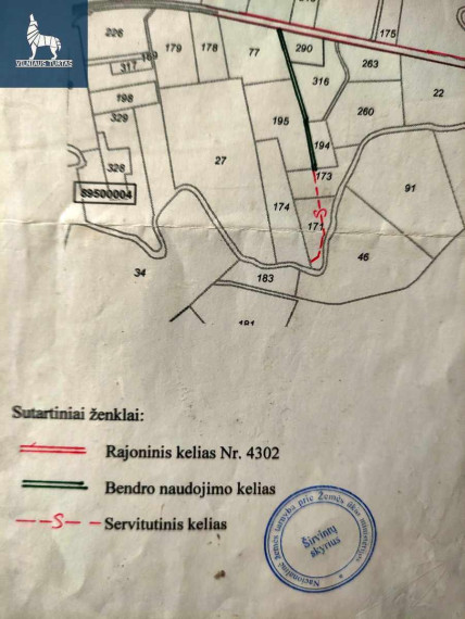 Parduodamas  sklypas Navasiolkų II k., Širvintų r. sav., 195.34 a ploto 7