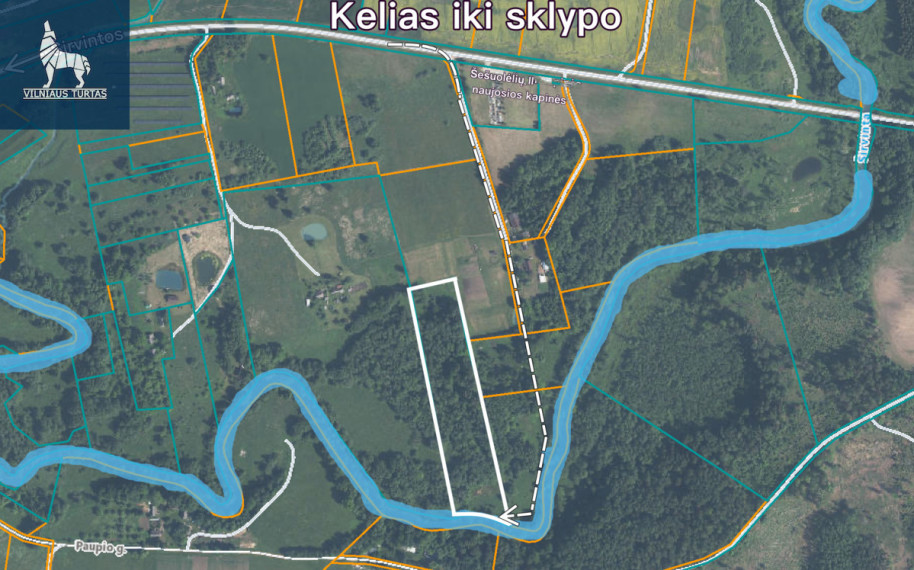 Parduodamas  sklypas Navasiolkų II k., Širvintų r. sav., 195.34 a ploto 9