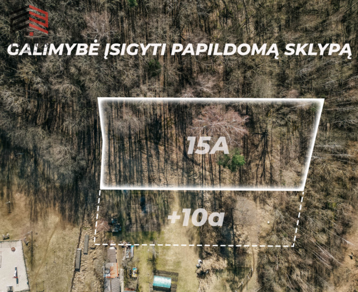 Parduodamas  sklypas Vaduvos g., Žemieji Paneriai, Vilniaus m., Vilniaus m. sav., 25 a ploto 3