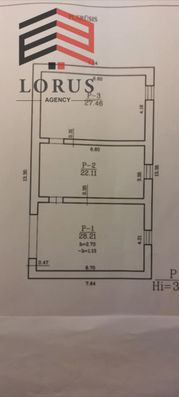 Parduodamas namas Bražuolės k., Trakų r. sav., 157.18 m2 ploto, 1 aukštai 23
