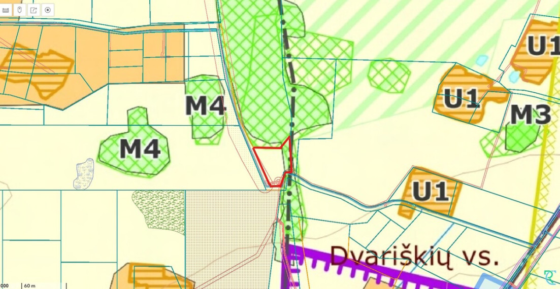 Parduodamas  sklypas Užugriovio k., Vilniaus r. sav., 19 a ploto 7