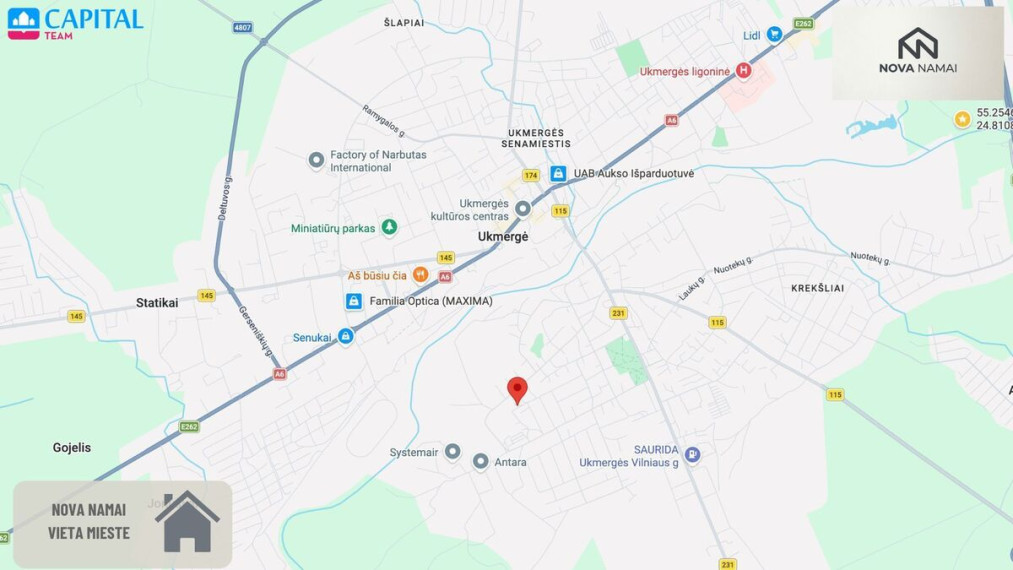 Parduodamas namas Naujoji g., Ukmergės m., Ukmergės r. sav., 130.07 m2 ploto, 1 aukštai 16