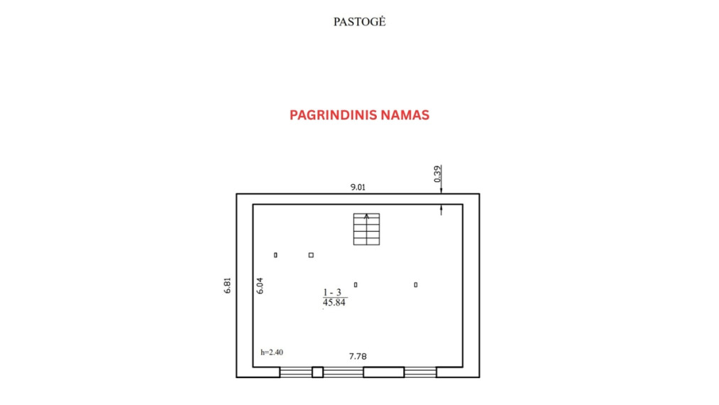 Parduodamas namas Kaišiadorių r. sav., Kruonio II k., Elektrinės, 77.93 m2 ploto, 2 aukštai 35