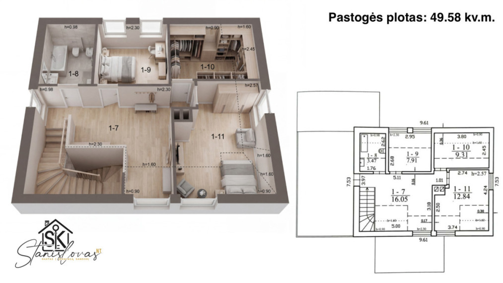 PARDUODAMAS ĮRENGTAS SODO NAMAS SU 36.17 ARŲ ŽEMĖS TRAKSĖDŽIUOSE, PAMARIO 1-ASIS TAK. 12