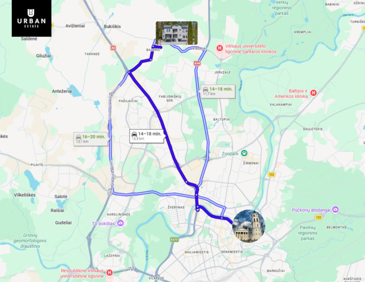 Parduodamas butas Paukščių Tako g., Bajoruose, Vilnius, 27.43 kv.m ploto 18