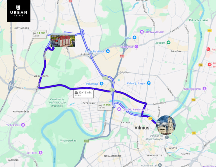 Parduodamas butas Jurgio Matulaičio a., Viršuliškėse, Vilnius, 112.32 kv.m ploto 33