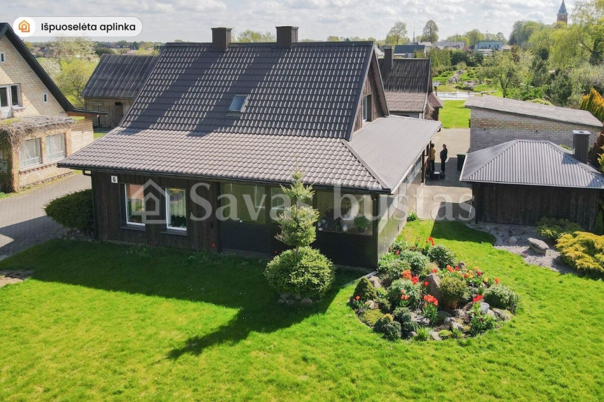 Parduodamas namas Tirkšlių mstl., Mažeikių r. sav., 107.17 m2 ploto, 1 aukštai 2
