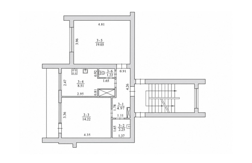 Parduodamas butas Šiltnamių g., Pagirių mstl., Vilniaus r. sav., 51.59 m2 ploto, 2 kambariai 17