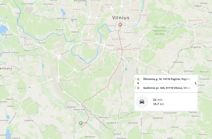 Parduodamas butas Šiltnamių g., Pagirių mstl., Vilniaus r. sav., 51.59 m2 ploto, 2 kambariai 18