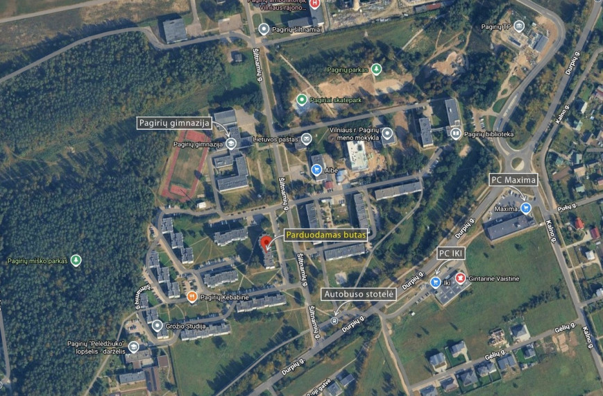 Parduodamas butas Šiltnamių g., Pagirių mstl., Vilniaus r. sav., 51.59 m2 ploto, 2 kambariai 19