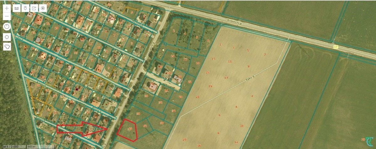 Parduodamas daugiaaukštės gyvenamosios paskirties sklypas Galčių g., Kiškėnų k., Klaipėdos r. sav., 13.22 a ploto 1