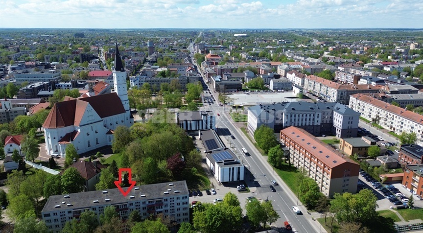 Parduodamas butas Tilžės g., Centras, Šiaulių m., Šiaulių m. sav., 44.2 m2 ploto, 2 kambariai 2