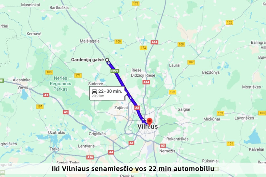Parduodamas namas Gardenijų g., Masionių vs., Vilniaus r. sav., 140.79 m2 ploto, 2 aukštai 47