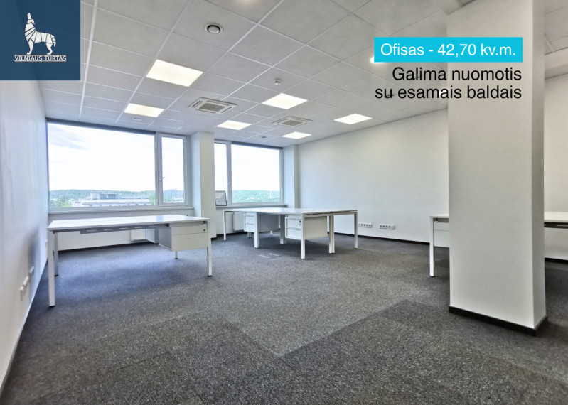Nuomojamos administracinės, kitos paskirties patalpos Savanorių pr., Vilkpėdė, Vilniaus m., Vilniaus m. sav., 44.6 m2 ploto 12