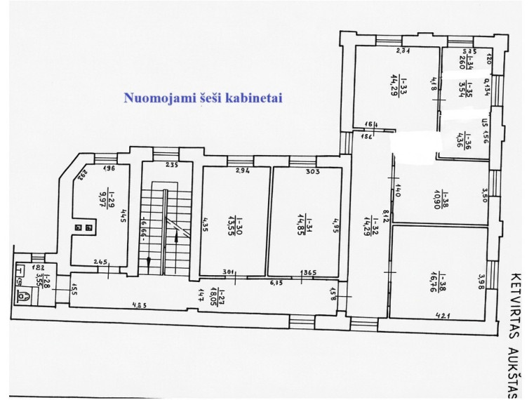 Nuomojamos administracinės, kitos paskirties patalpos Papilio g., Kauno m., Kauno m. sav., 16.76 m2 ploto 14