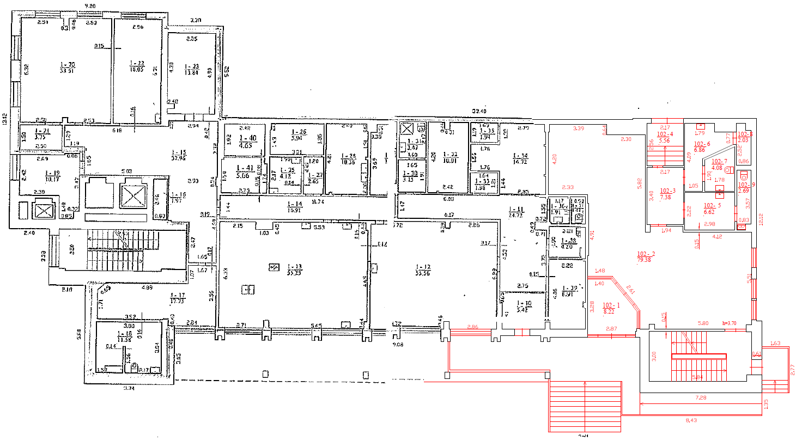 Parduodamos patalpos Aguonų g., Naujamiestis, Vilniaus m., Vilniaus m. sav., 2372.30 m² ploto 13