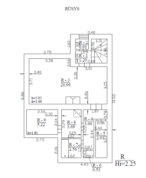 Parduodamas namas Akmenos g., Kulautuvos mstl., Kauno r. sav., 120 m² ploto 4 kambariai 19