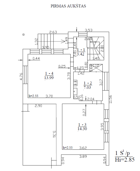 Parduodamas namas Akmenos g., Kulautuvos mstl., Kauno r. sav., 120 m² ploto 4 kambariai 20