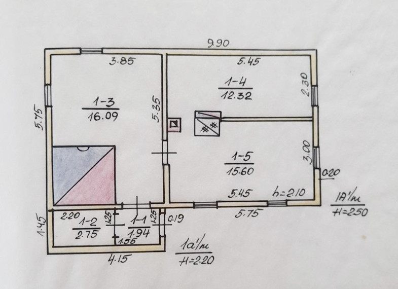 Parduodamas namas Lūgelių k., Zarasų r. sav., 48 m² ploto 3 kambariai 21