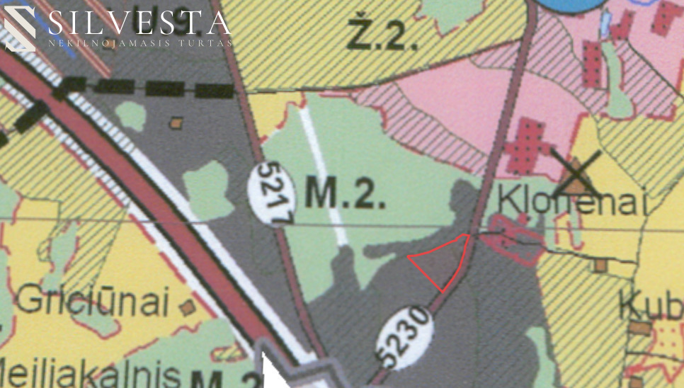 Parduodamas komercinės paskirties turintis sklypas Klonėnai, 309.11 a ploto 9