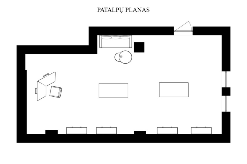 Parduodamos administracinės, kitos paskirties, maitinimo, paslaugų, prekybos, sandėliavimo patalpos Švitrigailos g., Vilniaus m., Vilniaus m. sav., 97 m2 ploto 9