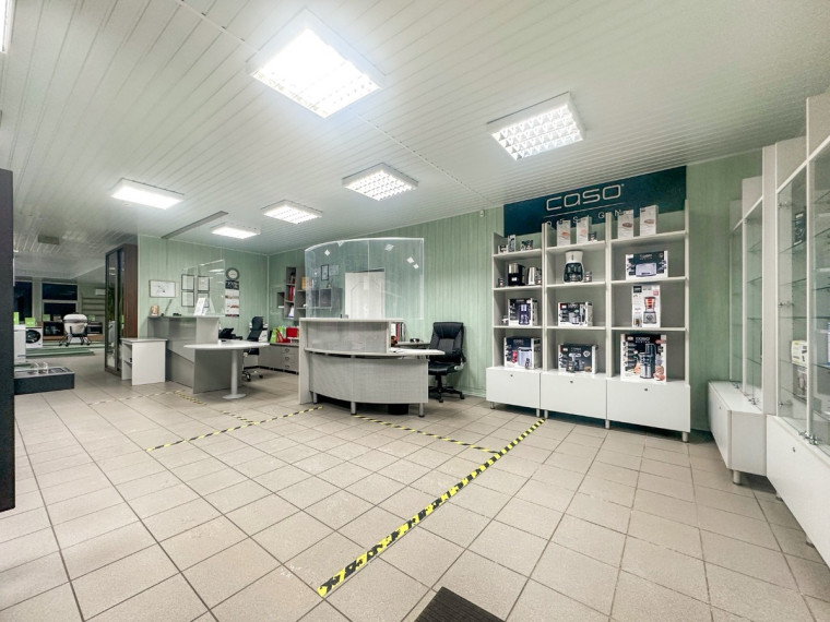Parduodamos administracinės, paslaugų, prekybos, sandėliavimo patalpos Žemaitijos g., Mažeikių m., Mažeikių r. sav., 597.92 m2 ploto 2