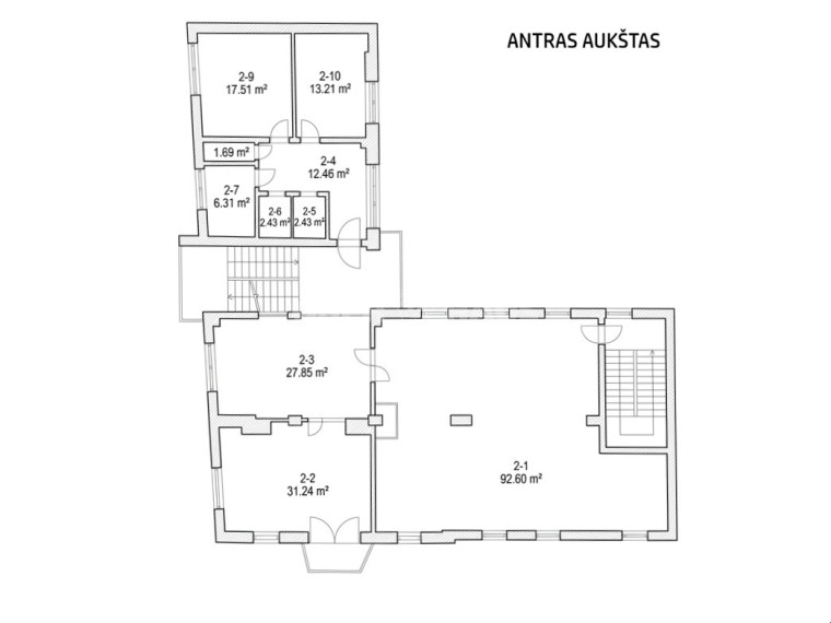 Nuomojamos administracinės patalpos S. Šimkaus g., Centras, Klaipėdos m., Klaipėdos m. sav., 834.49 m2 ploto 28