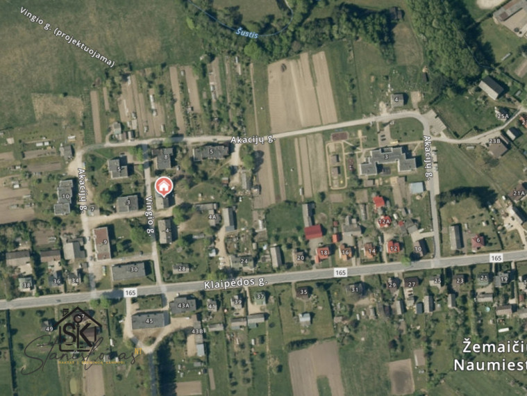 ANTRAME AUKŠTE PARDUODAMAS 2 KAMBARIŲ BUTAS ŽEMAIČIŲ NAUMIESTYJE, VINGIO G. 6 24